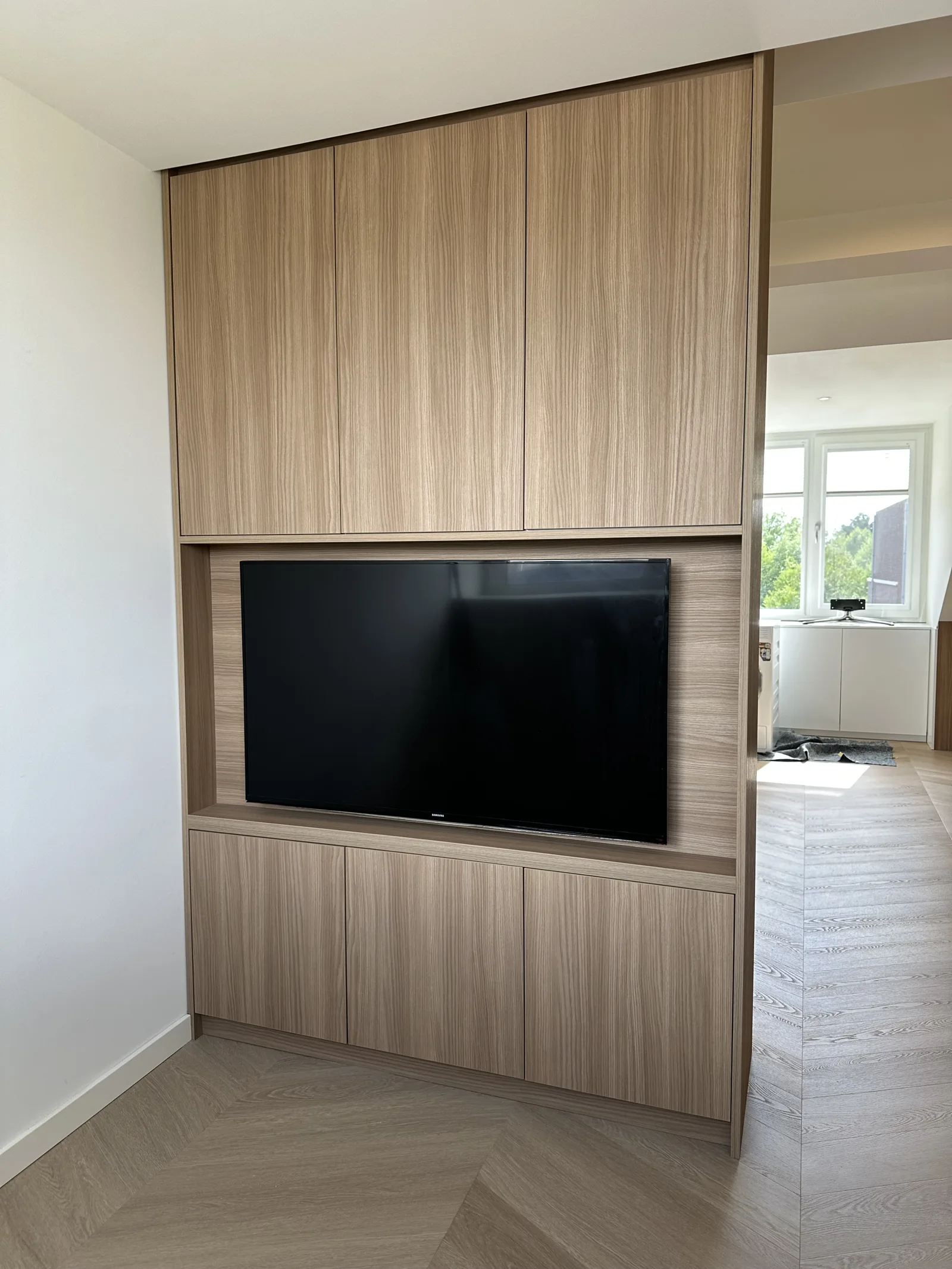TV-kast op de zolder